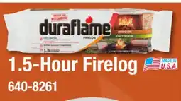 Menards 1.5-Hour Firelog offer