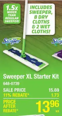 Menards Sweeper XL Starter Kit offer