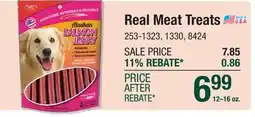 Menards Real Meat Treats offer