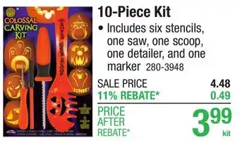 Menards 10-Piece Kit offer