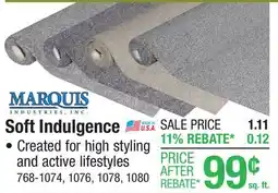 Menards Soft Indulgence offer
