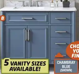 Menards Vanity with Top offer