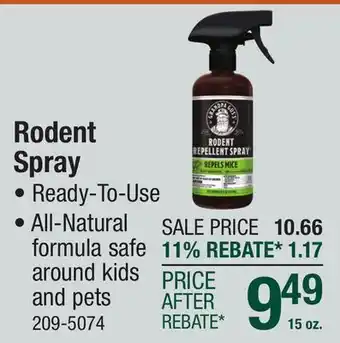 Menards Rodent Spray offer