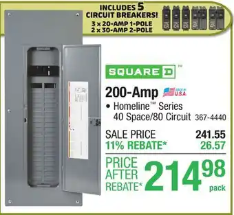 Menards 200-Amp offer