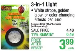 Menards 3-in-1 Light offer
