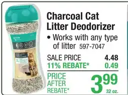 Menards Charcoal Cat Litter Deodorizer offer