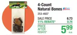 Menards 4-Count Natural Bones offer