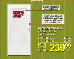 Menards Appleton Midview offer