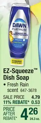 Menards EZ-Squeeze Dish Soap offer