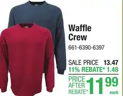 Menards Waffle Crew offer
