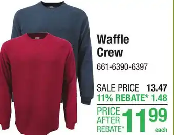 Menards Waffle Crew offer