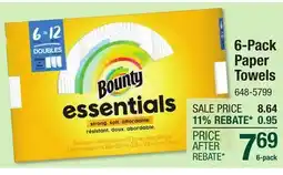 Menards 6-Pack Paper Towels offer