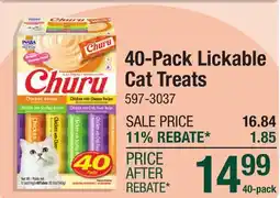 Menards 40-Pack Lickable Cat Treats offer