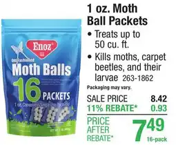 Menards 1 oz. Moth Ball Packets offer