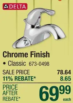 Menards Chrome Finish offer
