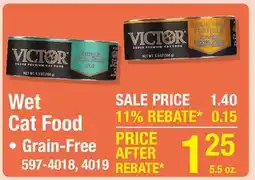 Menards Wet Cat Food offer