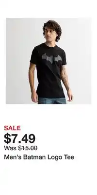 Kohl's Men's Batman Logo Tee offer