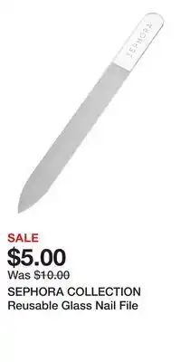 Kohl's SEPHORA COLLECTION Reusable Glass Nail File offer