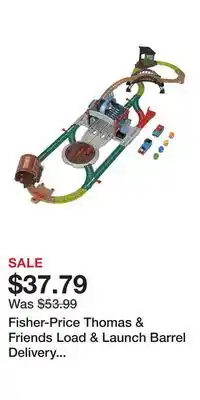 Kohl's Fisher-Price Thomas & Friends Load & Launch Barrel Delivery Motorized Train Set offer