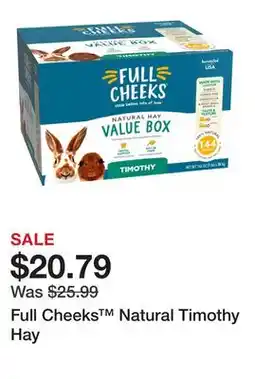 Petsmart Full Cheeks Natural Timothy Hay offer