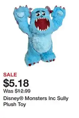 Petsmart Disney Monsters Inc Sully Plush Toy offer