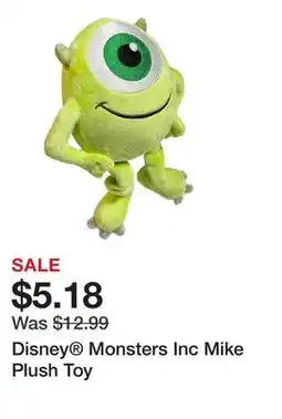 Petsmart Disney Monsters Inc Mike Plush Toy offer