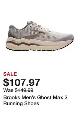 Dick's Sporting Goods Brooks Men's Ghost Max 2 Running Shoes offer
