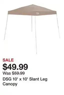 Dick's Sporting Goods DSG 10' x 10' Slant Leg Canopy offer