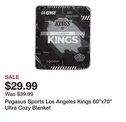 Dick's Sporting Goods Pegasus Sports Los Angeles Kings 60x70 Ultra Cozy Blanket offer