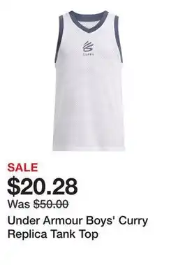 Dick's Sporting Goods Under Armour Boys' Curry Replica Tank Top offer