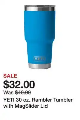 Dick's Sporting Goods YETI 30 oz. Rambler Tumbler with MagSlider Lid offer