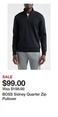 Nordstrom BOSS Sidney Quarter Zip Pullover offer