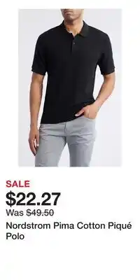 Nordstrom Nordstrom Pima Cotton Piqué Polo offer