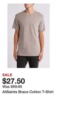 Nordstrom AllSaints Brace Cotton T-Shirt offer