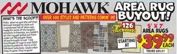 Ollie's 5' X 7' AREA RUGS offer