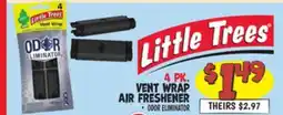 Ollie's Little Trees Vent Wrap Air Freshener offer