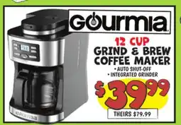 Ollie's 12 CUP GRIND & BREW COFFEE MAKER offer