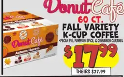 Ollie's DONUT CAFE FALL VARIETY K-CUP COFFEE offer