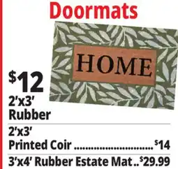 Ocean State Job Lot Doormats offer