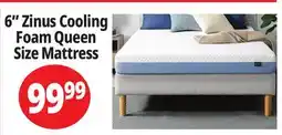 Ocean State Job Lot Zinus 6 Cooling Essential Memory Foam Mattress Queen offer