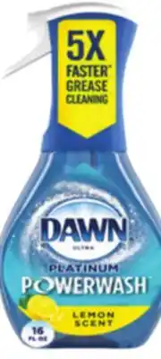 Ocean State Job Lot Dawn Platinum Plus Power wash Dish Spray 16 oz offer