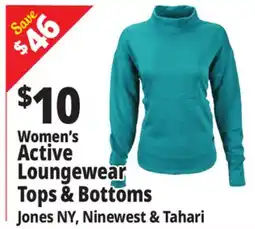Ocean State Job Lot Women's Active Loungewear Tops & Bottoms offer