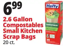 Ocean State Job Lot Hefty Compostable Small Kitchen Scrap Bags 20 Count offer