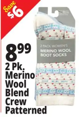 Ocean State Job Lot Women's Merino Wool Active Socks 2 Pack offer