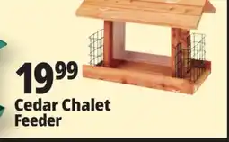 Ocean State Job Lot Cedar Chalet Feeder offer