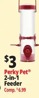 Ocean State Job Lot Perky Pet 2-in-1 Feeder offer