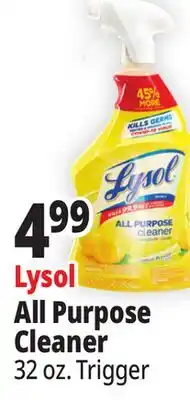 Ocean State Job Lot Lysol All Purpose Lemon Breeze Cleaner 32 oz offer