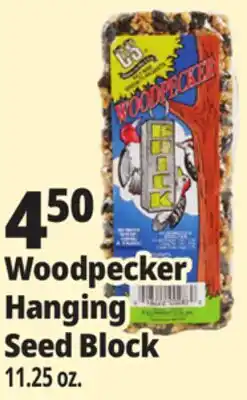 Ocean State Job Lot Woodpecker Hanging Seed Block offer