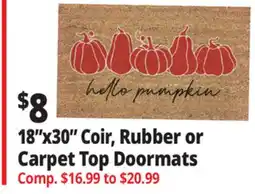 Ocean State Job Lot 18x30 Coir, Rubber or Carpet Top Doormats offer