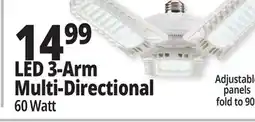 Ocean State Job Lot Multi-Directional LED Light 6000 Lumens offer